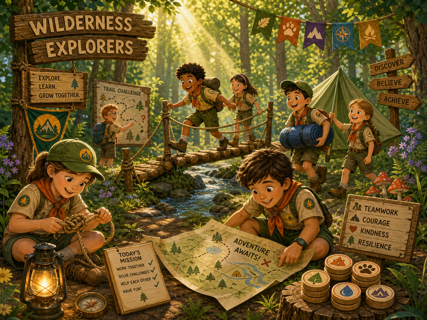 Wilderness Explorers week flyer